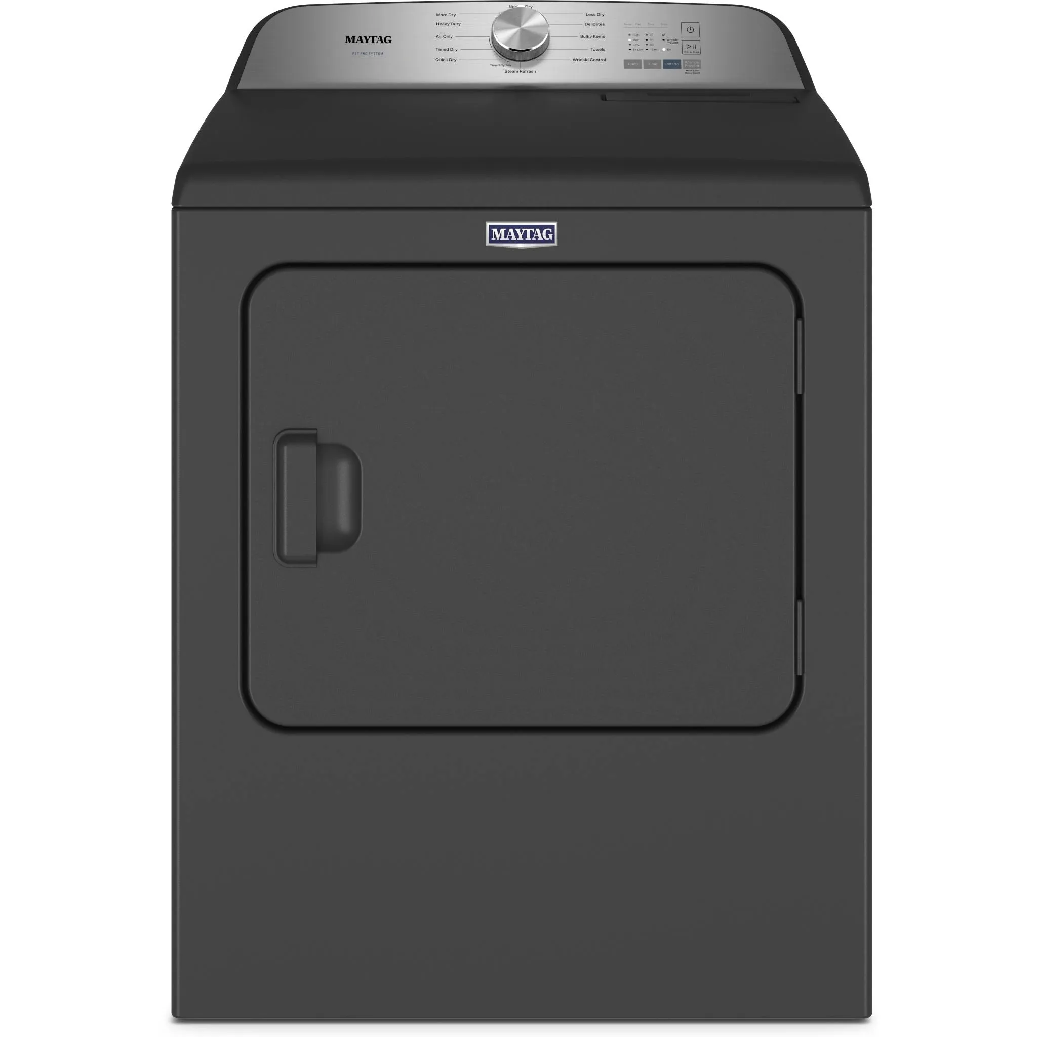 Maytag Pet Pro Top Load Electric Dryer - 7.0 cu. ft. (YMED6500MBK)