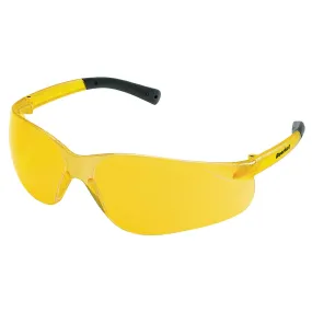 MCR Safety BearKat BK1 Safety Glasses - Amber Temples - Amber Lens - BK114