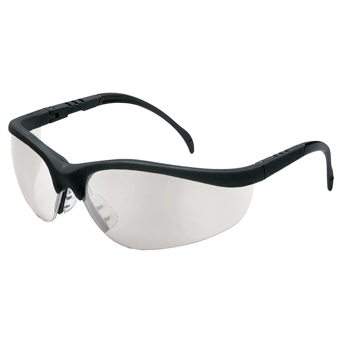 MCR Safety Klondike KD1 Safety Glasses - Black Frame - Indoor/Outdoor Mirror Lens - KD119