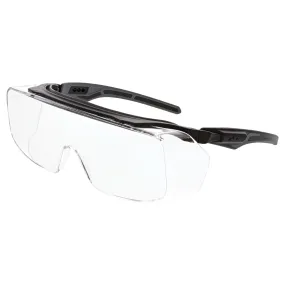 MCR Safety Klondike OTG Safety Glasses - Black Frame - Clear MAX6 Anti-Fog Lens - OG210PF