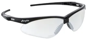 MCR Safety Memphis MP1 Black Frame, I/O Clear Mirr