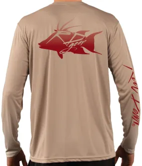 Men's RD Gear Solid Hog Fish LS