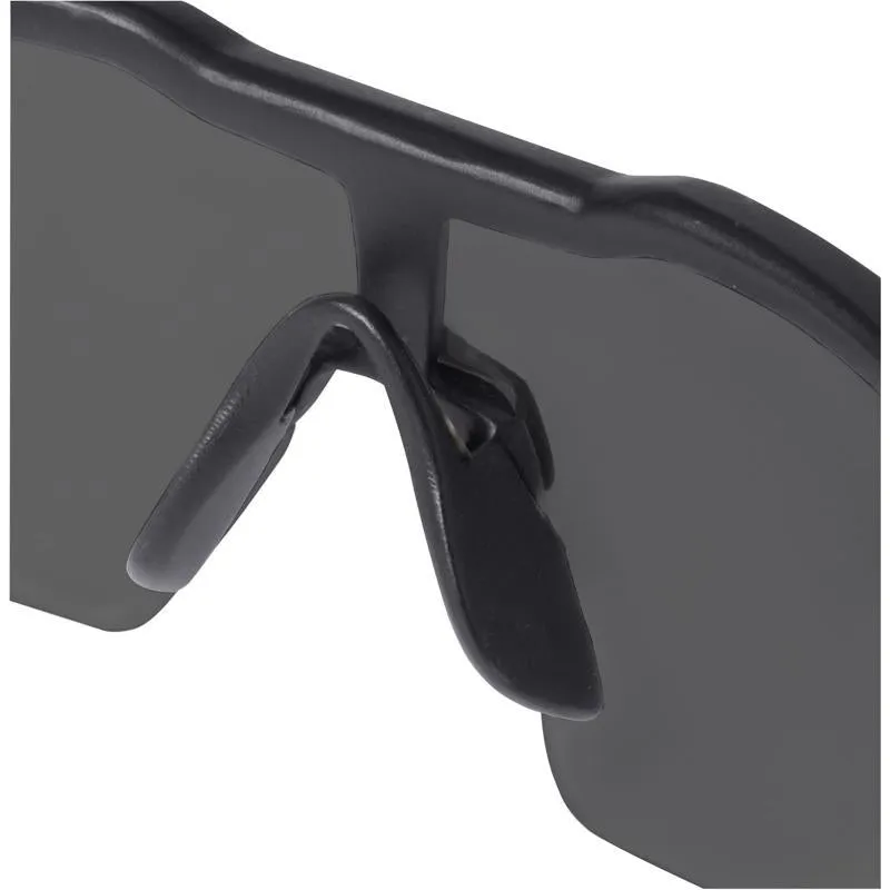 Milwaukee Anti-Fog Safety Glasses Tinted Lens Black/Red Frame 3 pk