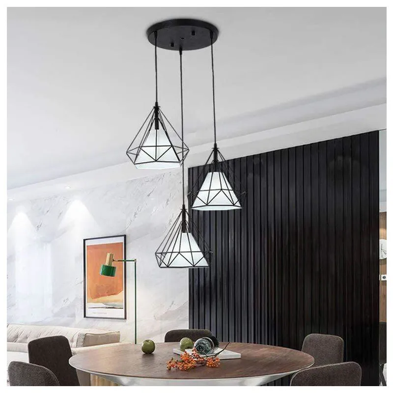 Modern Black Diamond Pendant Lights -Drspe32