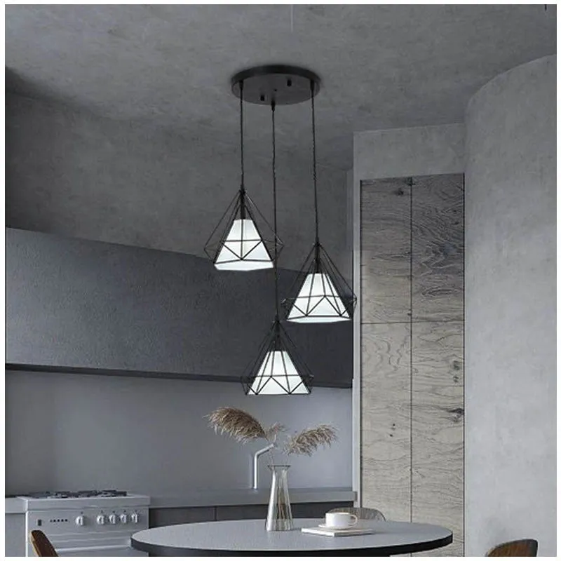 Modern Black Diamond Pendant Lights -Drspe32