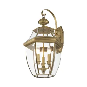 Monterey 3-Light Outdoor Wall Lantern