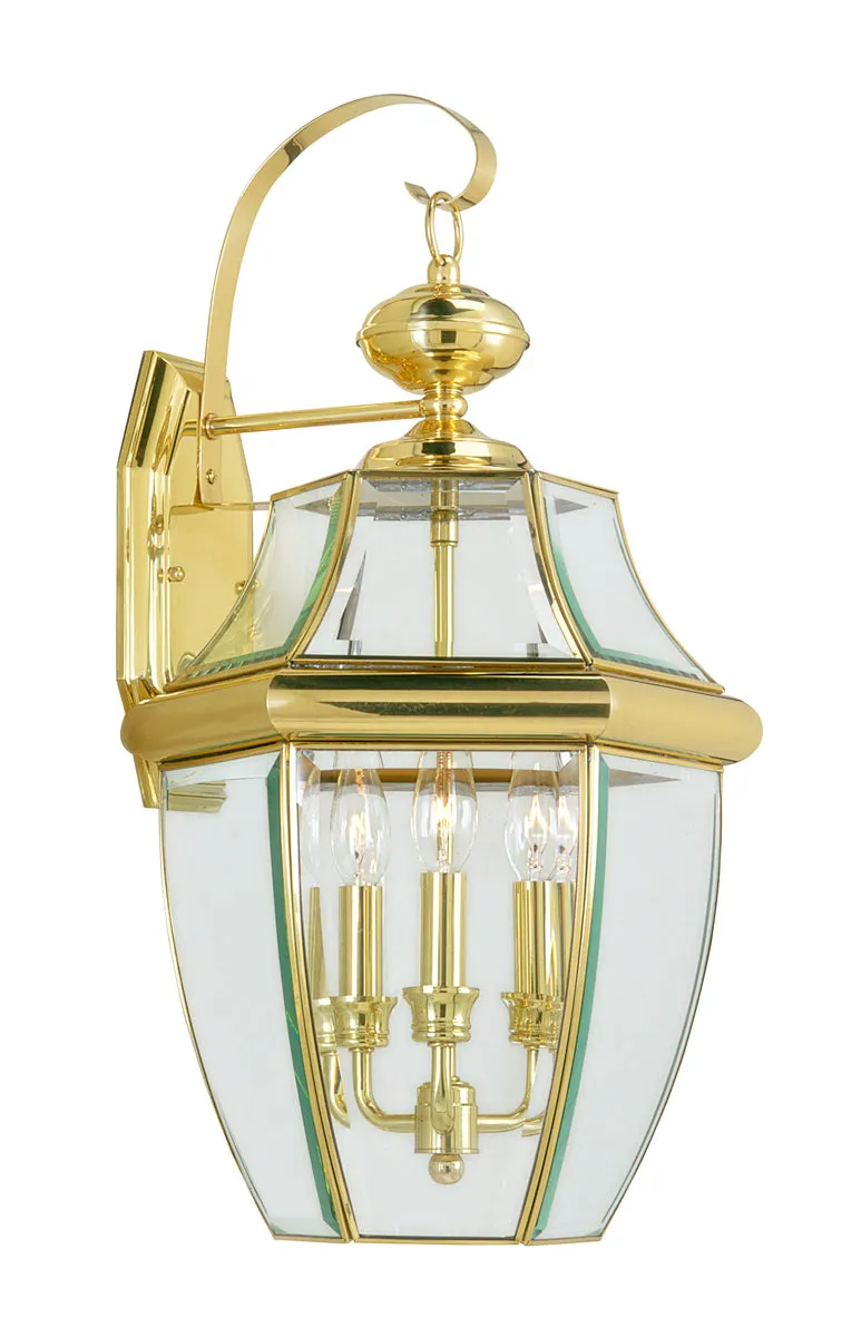 Monterey 3-Light Outdoor Wall Lantern