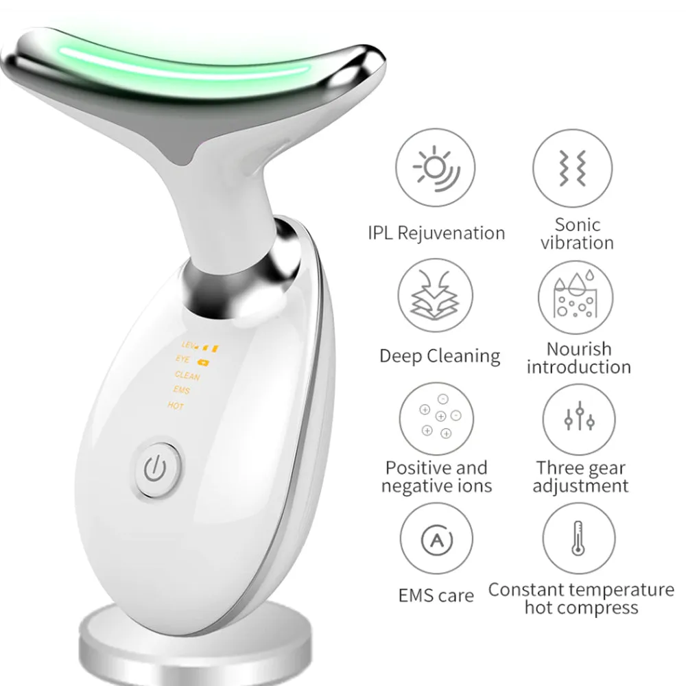 Neck and Face Skin Tightening IPL Skin Care Device- USB Charging