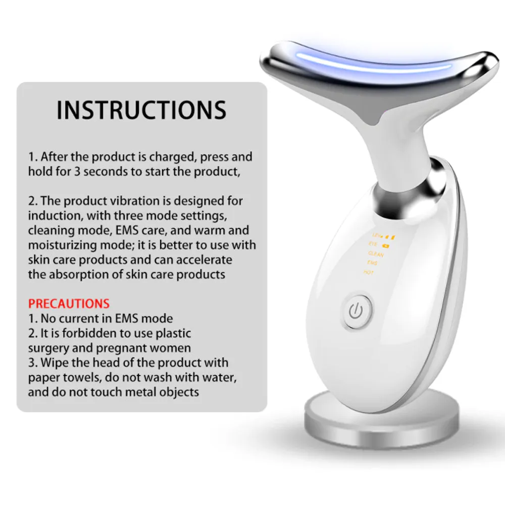 Neck and Face Skin Tightening IPL Skin Care Device- USB Charging