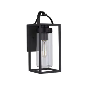 Neo 1 Light Small Outdoor Wall Lantern in Midnight