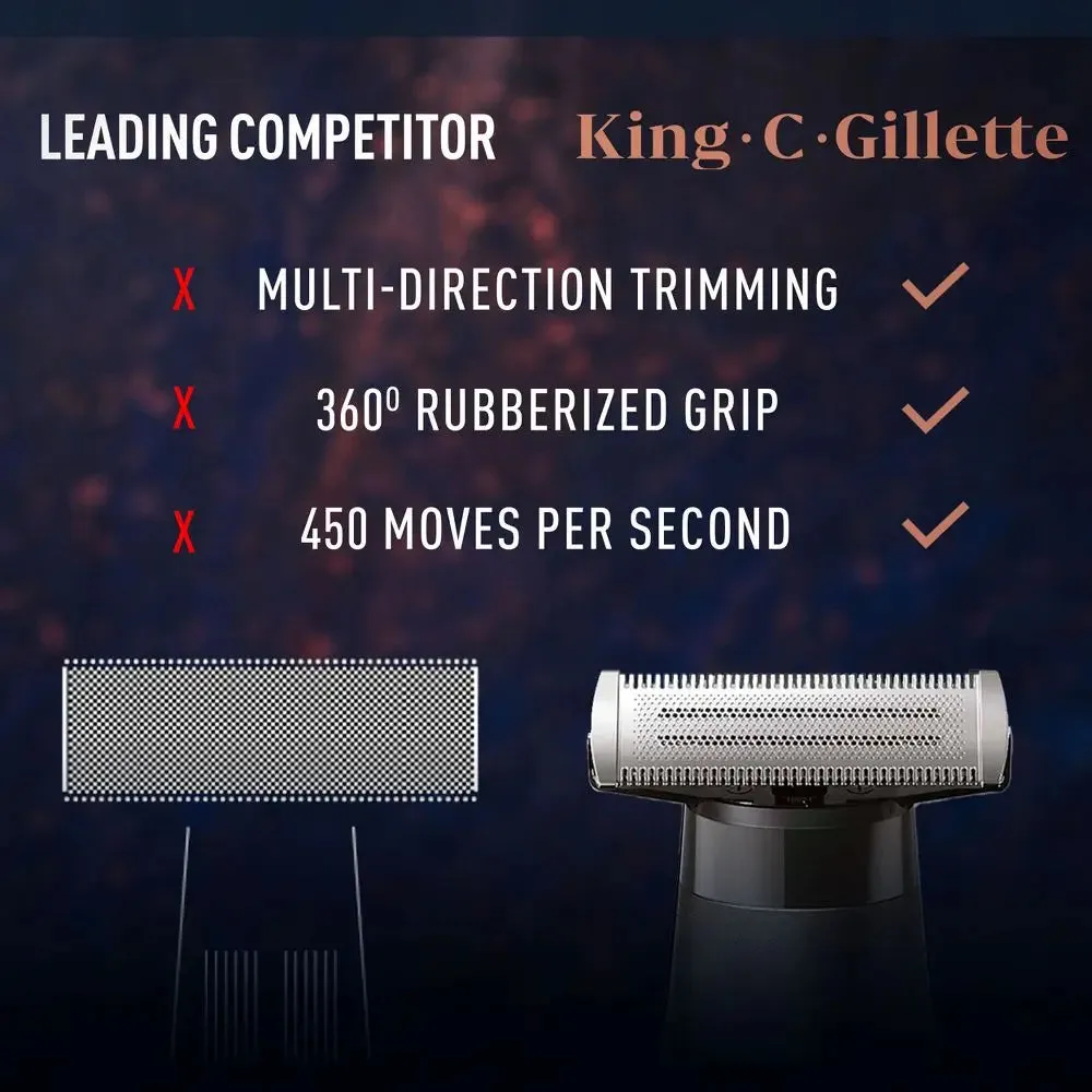 New - King C. Gillette XT3000 Men's Style Master Cordless Stubble Trimmer   3