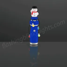 Orbiting LED Snowman Spinning Toy Wand