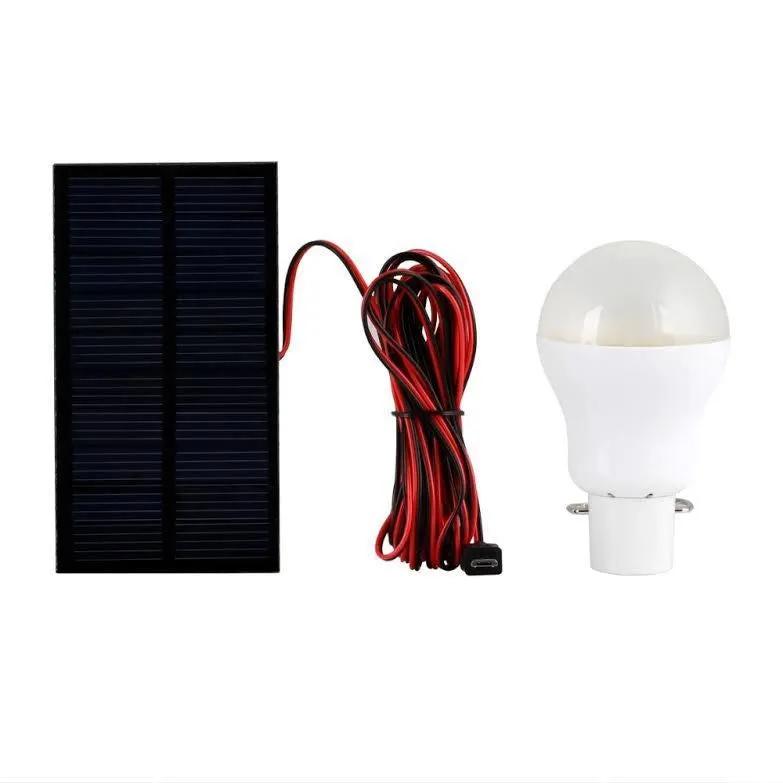 Portable Bulb Outdoor & Indoor Solar Powered LED Lighting System Solar Panel