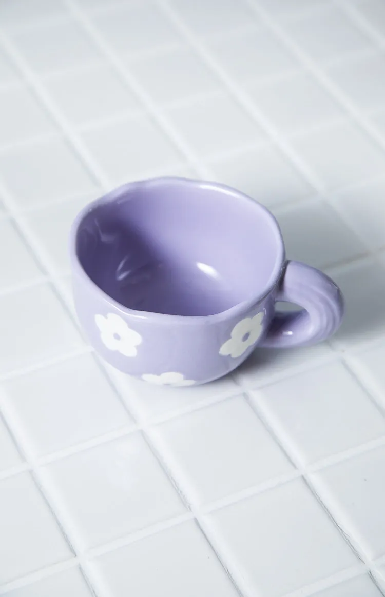 Posy Purple Mug Set