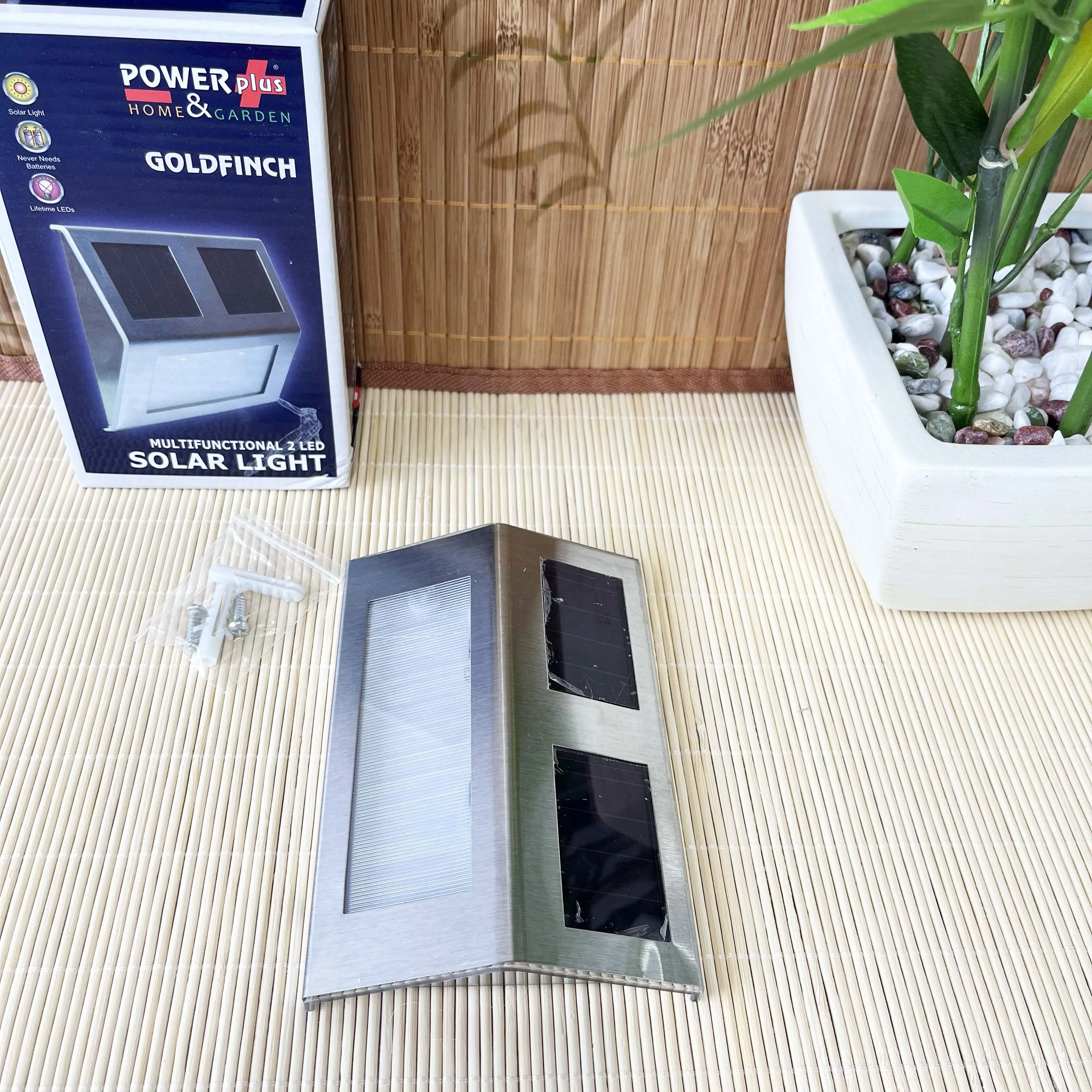 POWERplus Goldfinch Multi-function LED Solar Light