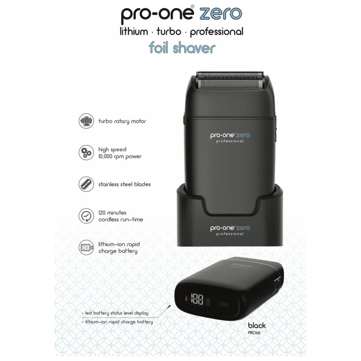 PRO-ONE ZERO FOIL SHAVER