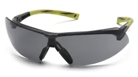 Pyramex SGR4920S Onix™ Hi Vis Green Safety Glasses W/ Gray Lens (12 each)