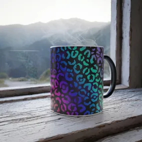 Rainbow leopard 11oz Color Morphing Mug