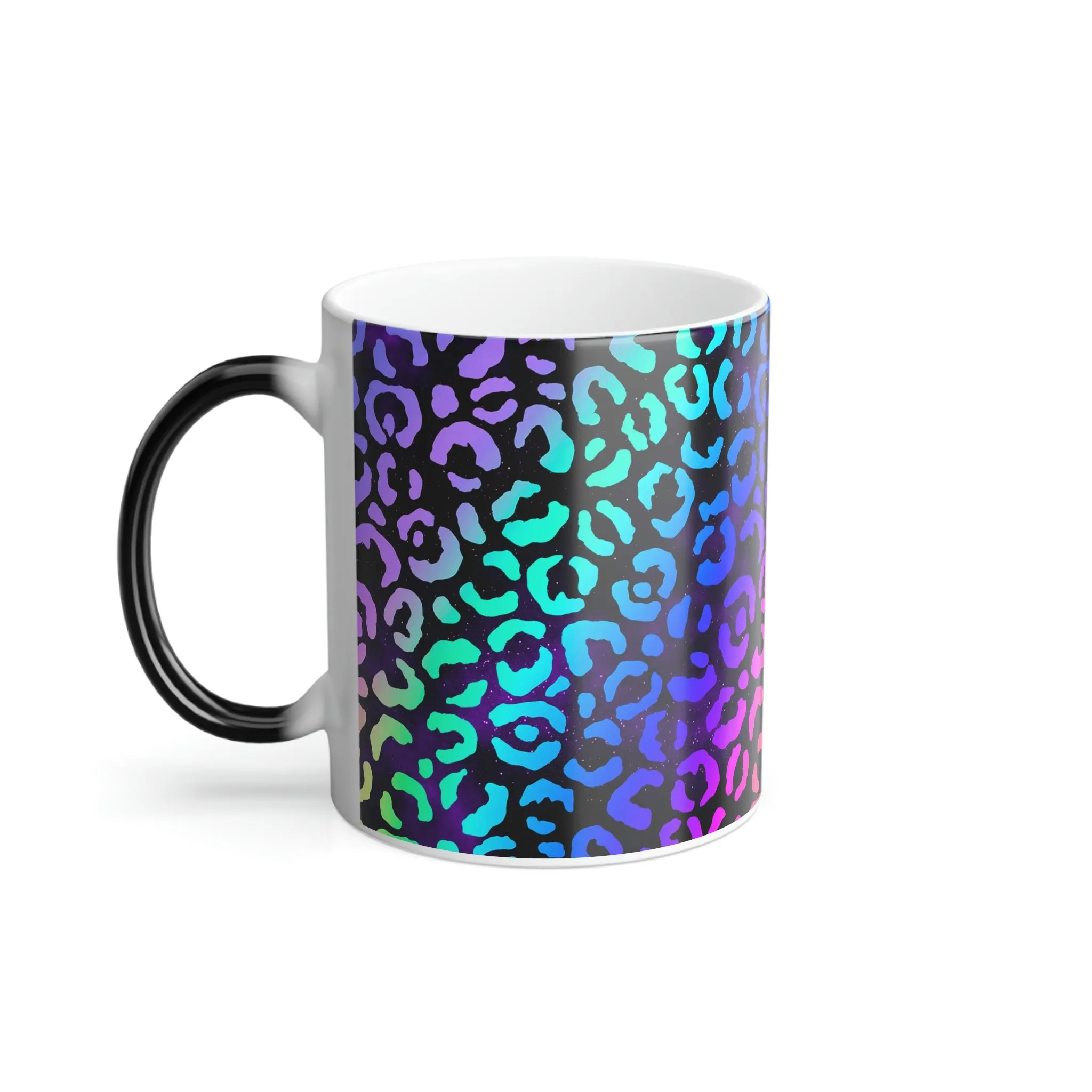 Rainbow leopard 11oz Color Morphing Mug