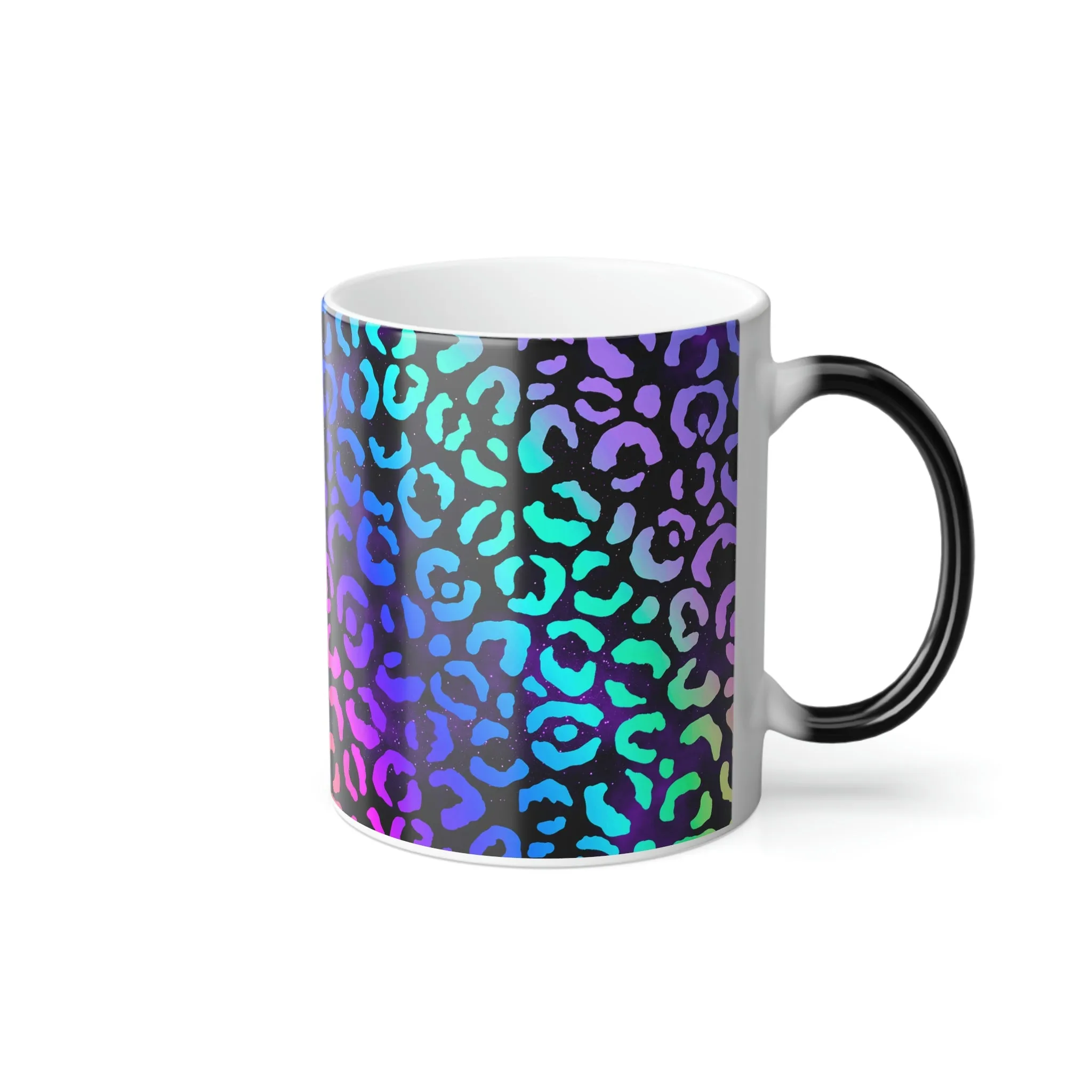 Rainbow leopard 11oz Color Morphing Mug