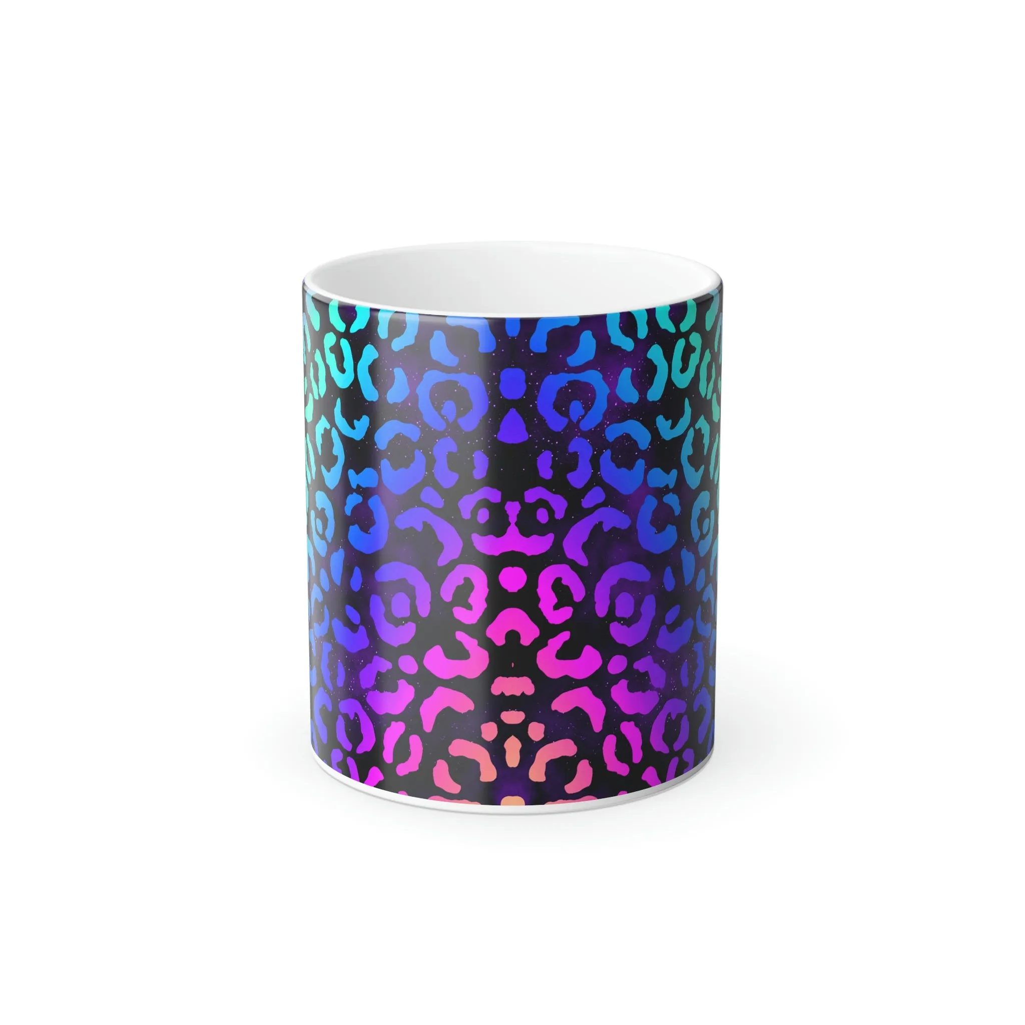 Rainbow leopard 11oz Color Morphing Mug