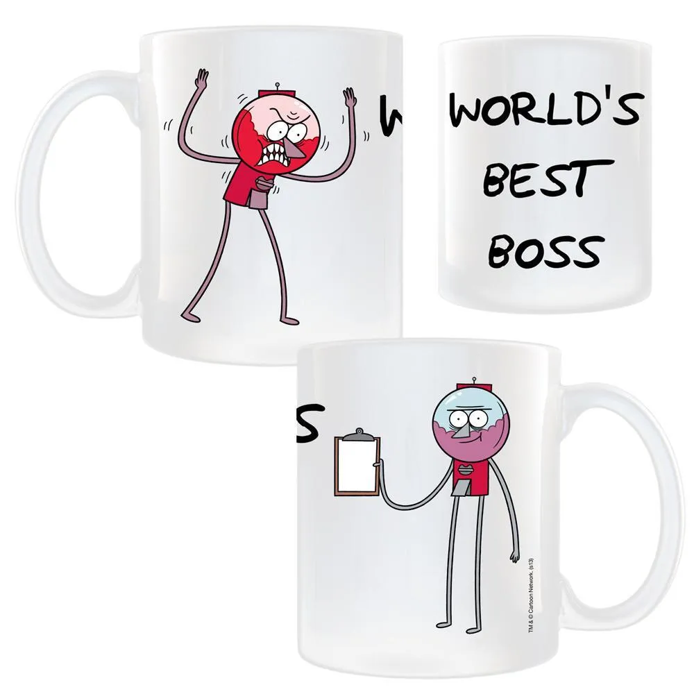 Regular Show Benson World's Best Boss Mug