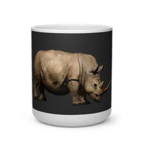 Rhino Heart Shape Mug