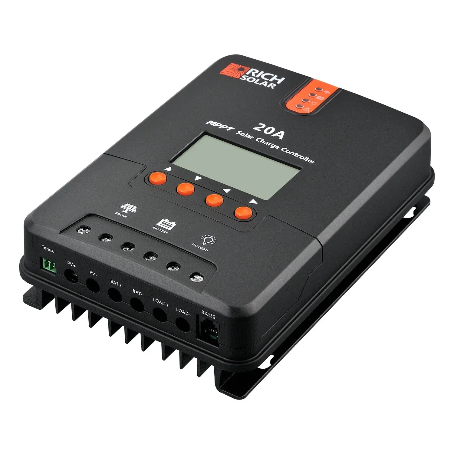 Rich Solar 20 Amp MPPT Solar Charge Controller