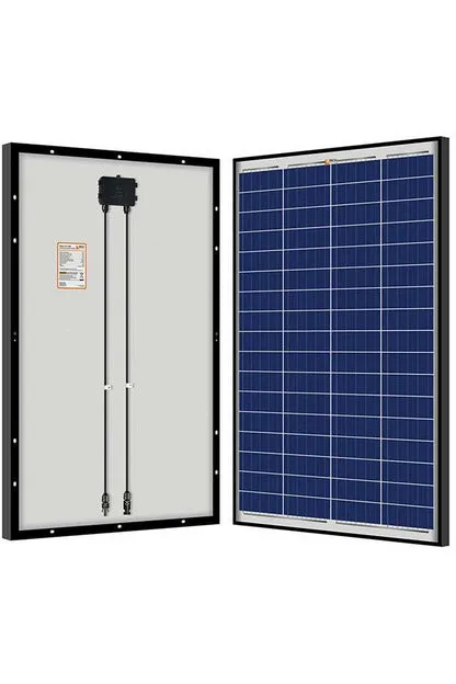 Rich Solar Mega 100 Watt Poly Solar Panel Black Frame