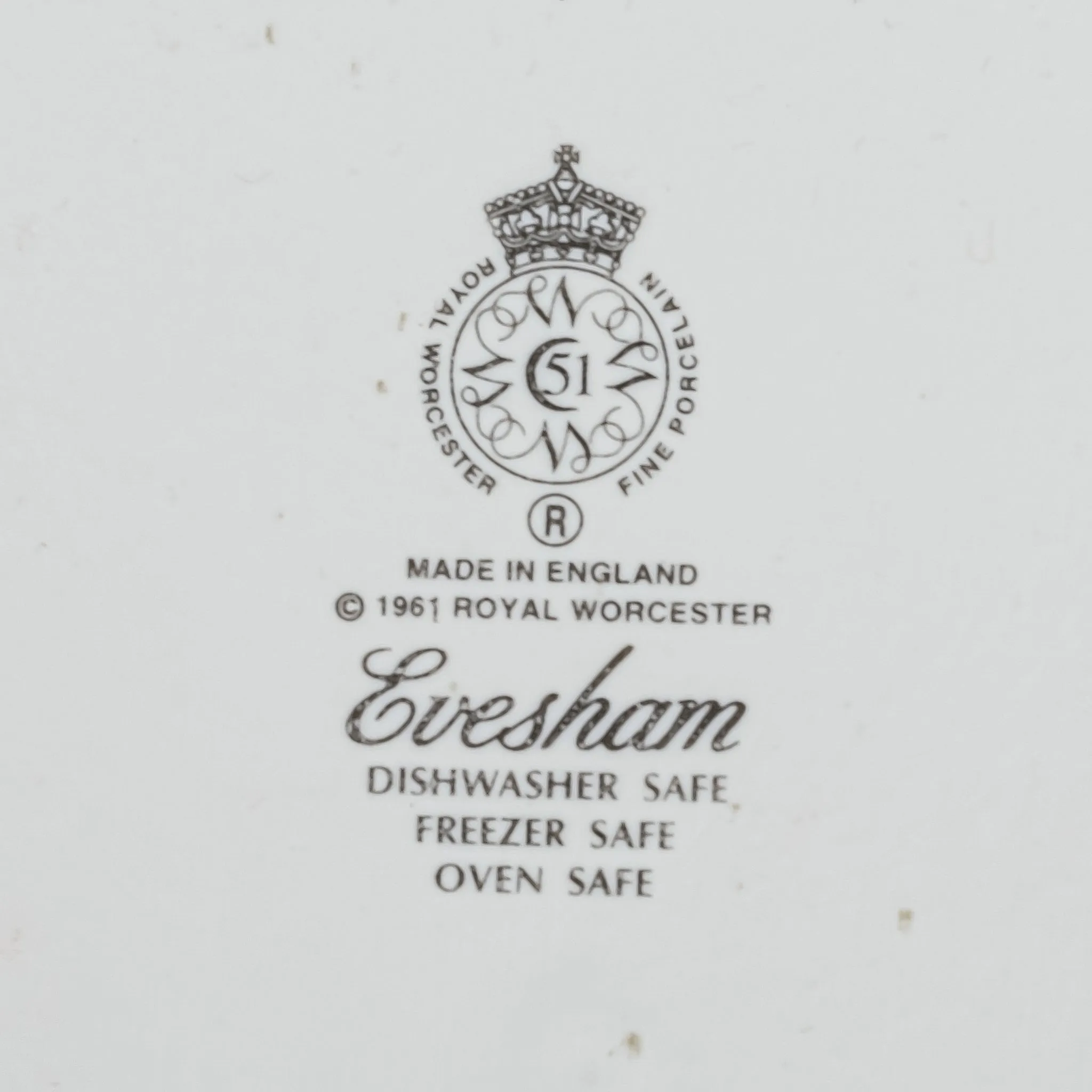 ROYAL WORCESTER Evesham Roasting Pan