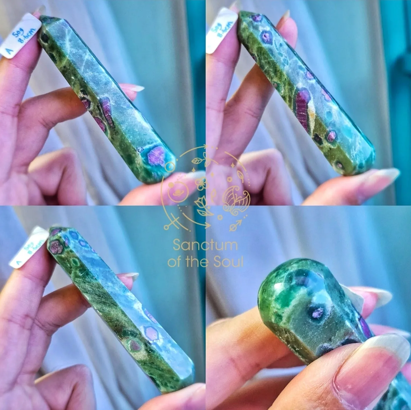 Ruby in Fuchsite Wands (Rare)