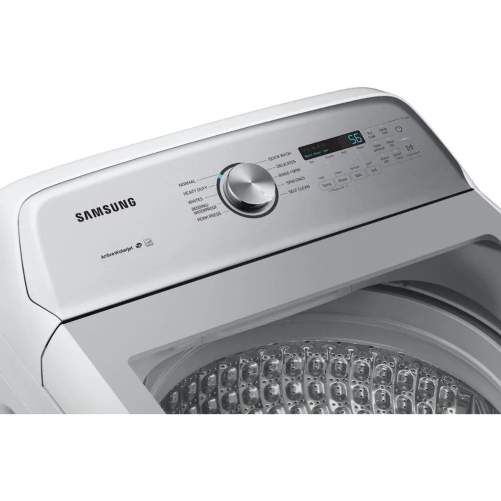 Samsung - 5.0 Cu. Ft. 10 Cycle Top Loading Washer - White