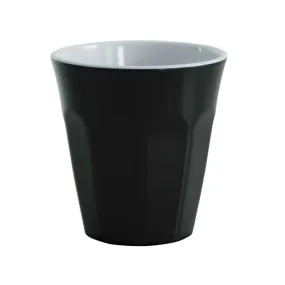 Serroni Cafe Melamine 2/T 260ml Cup Black