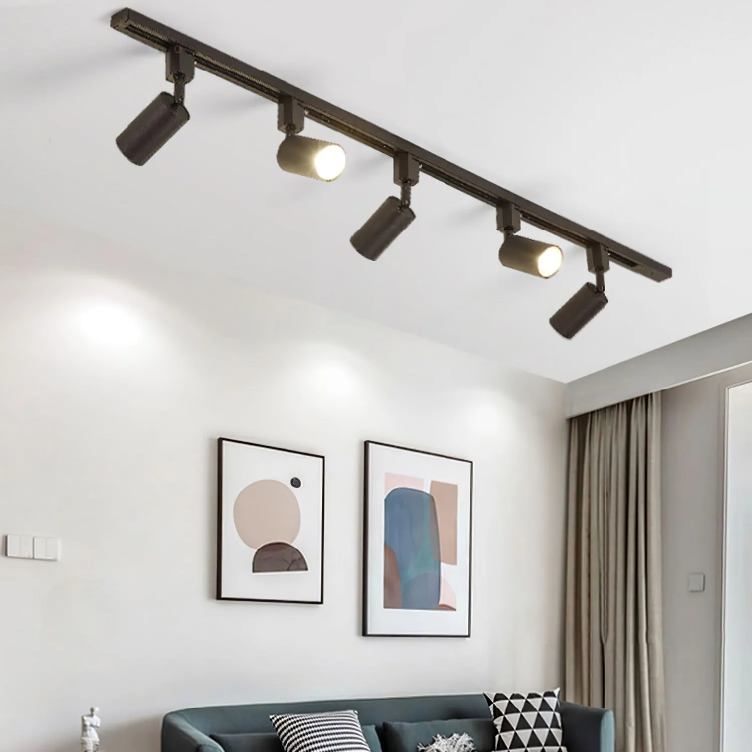 Sleek Cylinder Track Light