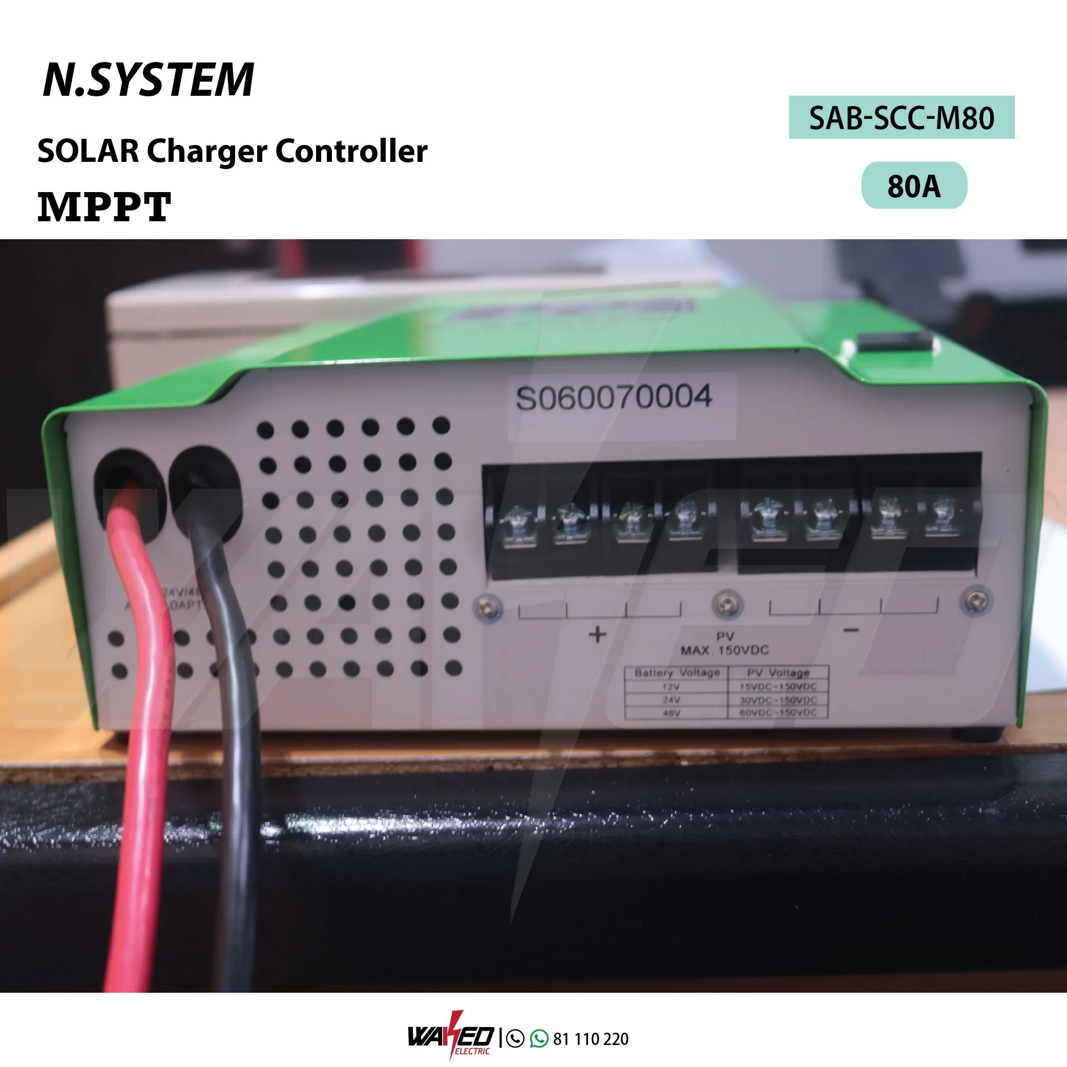 Solar Charger Controller - 80A - N.SYSTEM