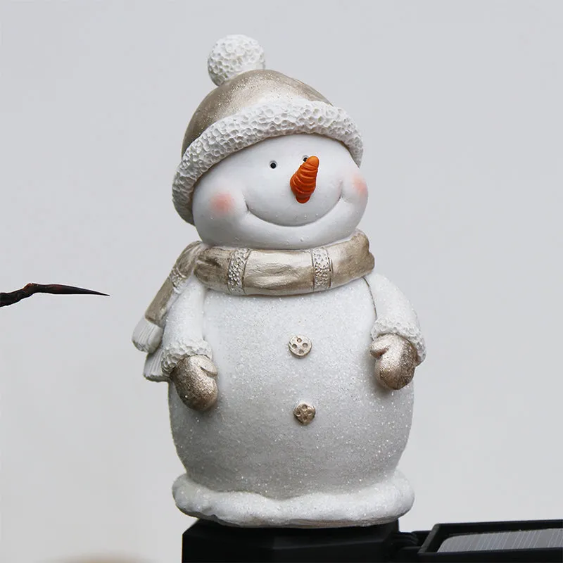 Solar Garden Christmas Snowman LED Waterproof Lawn Light