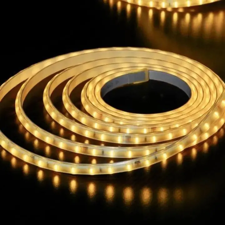 Solar Led Strip Lights For Outdoor,Indoor, Home, Garden Waterproof Diwali Decoration Lamp (Warm) with Remote