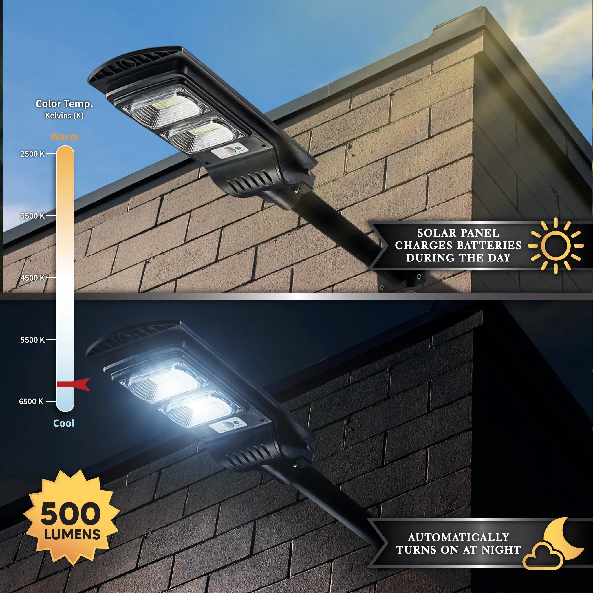 Solar Security Street Light