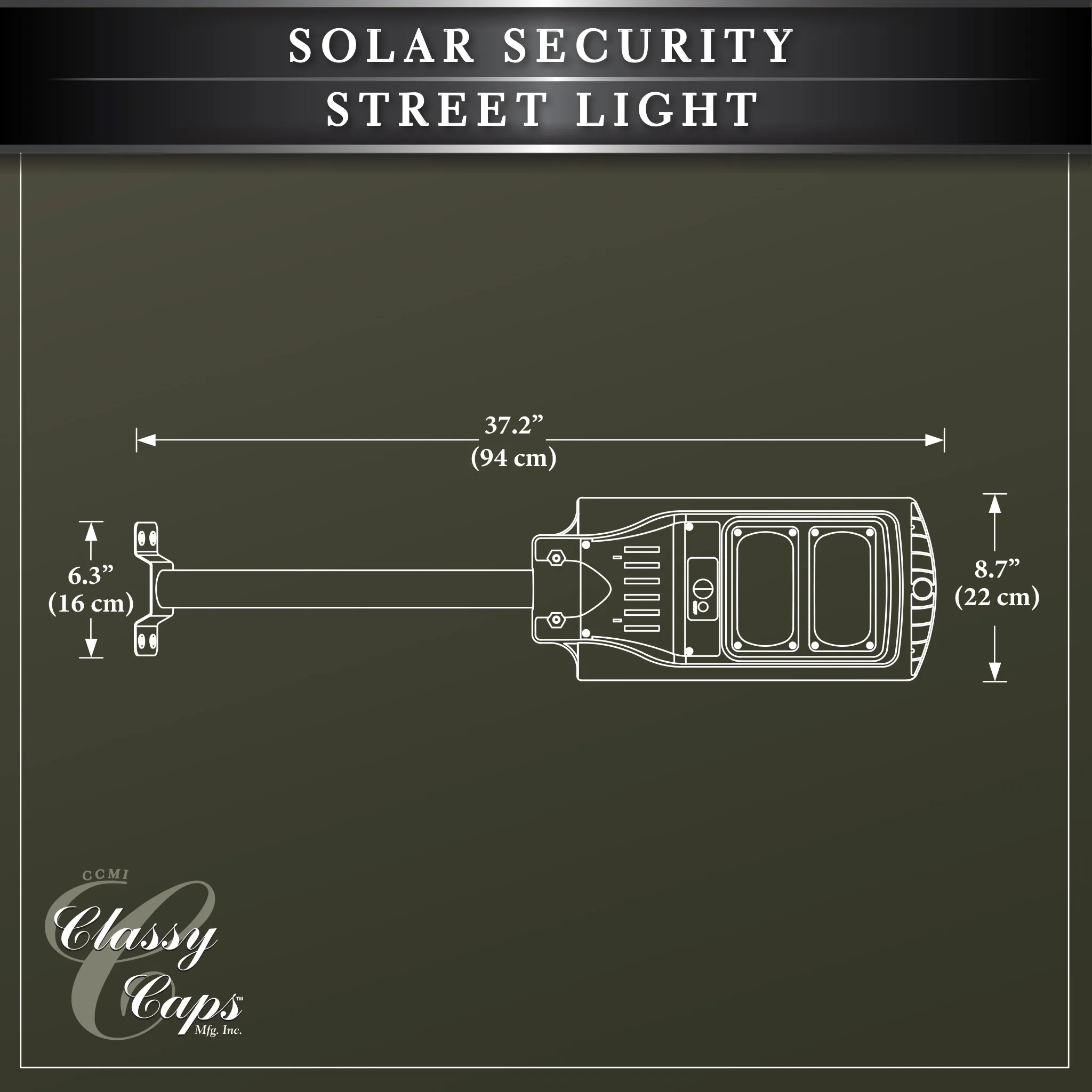 Solar Security Street Light