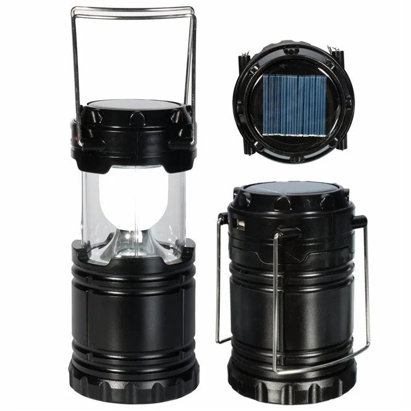 Solar/Rechargeable 6-W Led Light Lantern Lamp Inbuilt Mobile Usb Power Bank