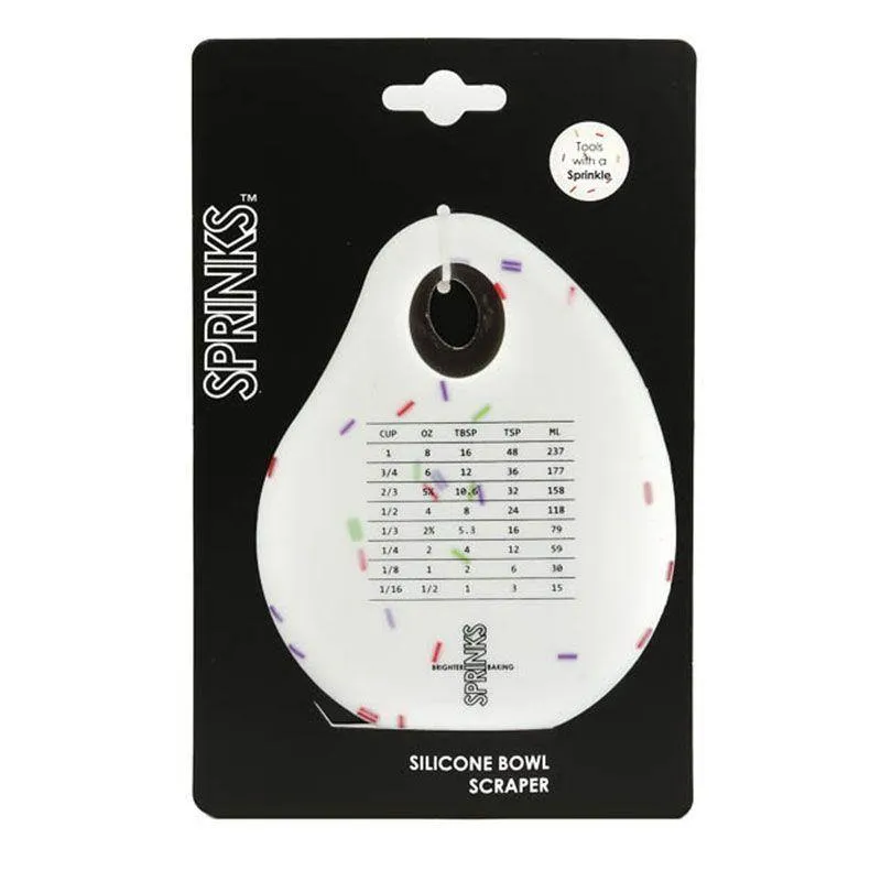 SPRINKS Silicone Bowl Scraper - 125mm x 105mm