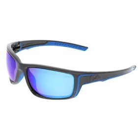 SR438B MCR Safety Swagger SR4 Series Safety Glasses, Blue Diamond Mirror Lens