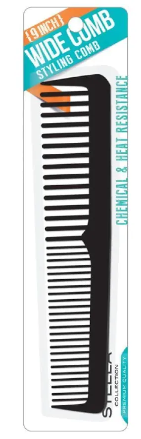 STELLA COLLECTION - 9" WIDE STYLING COMB