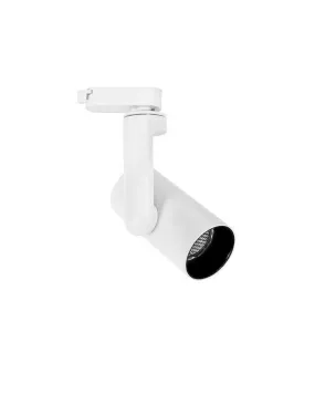 Surbiton White Aluminium Pipe Track Light Head - ID 8711