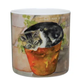 Tabby and White Cat China Mug | Cat Nip