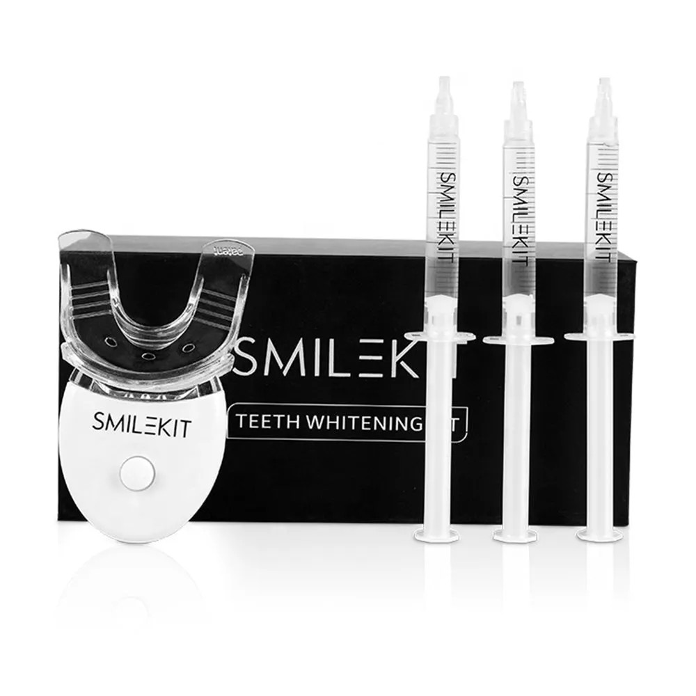 Teeth Whitening Kit with LED Light Professional Cleaning Machine- Battery Operated