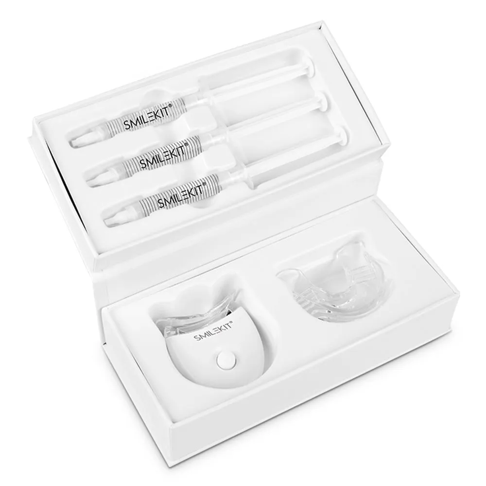 Teeth Whitening Kit with LED Light Professional Cleaning Machine- Battery Operated