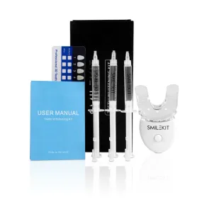 Teeth Whitening Kit with LED Light Professional Cleaning Machine- Battery Operated