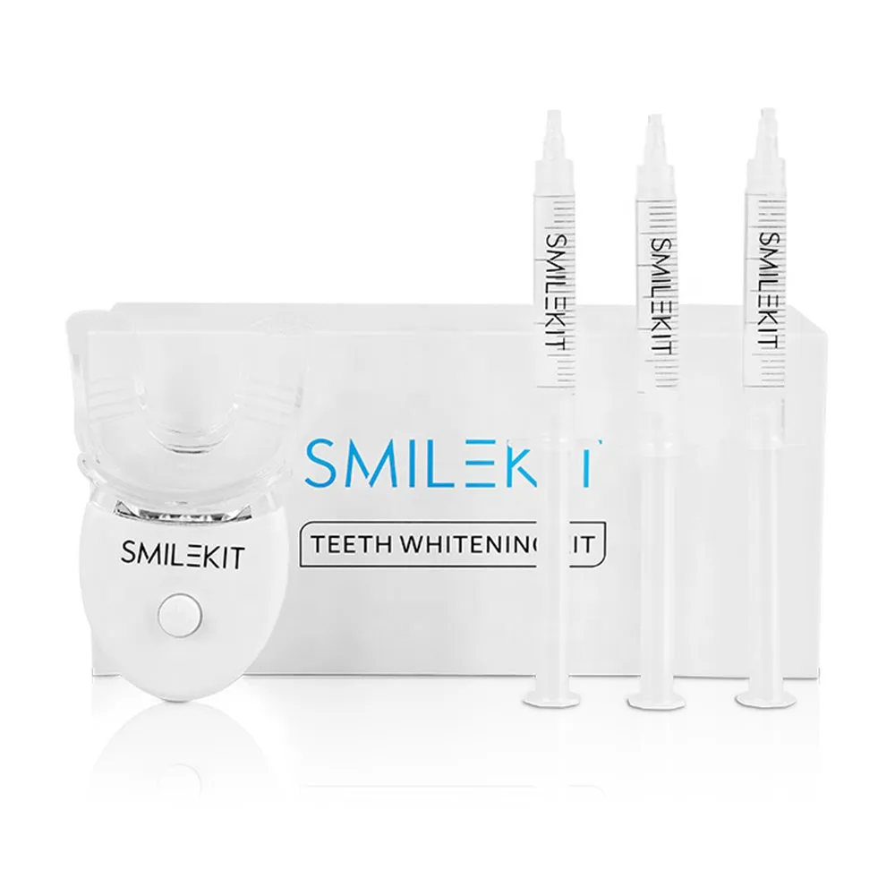 Teeth Whitening Kit with LED Light Professional Cleaning Machine- Battery Operated