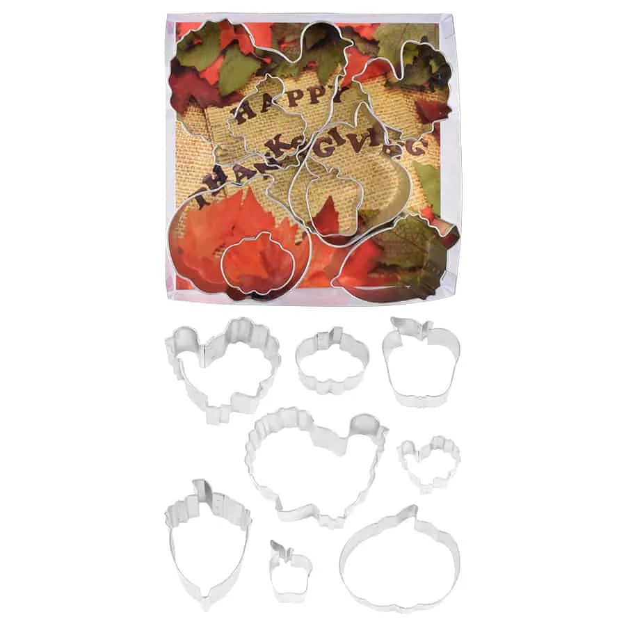 Thanksgiving Cookie Cutter Set (8pc)